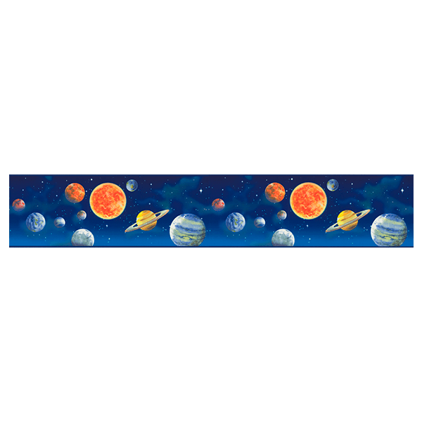 Stickers pour enfants: Frontière spatiale