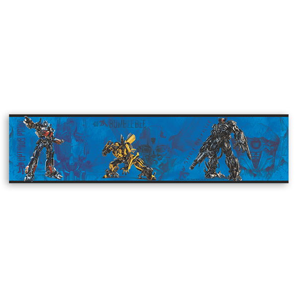 Stickers pour enfants: Frise murale Transformers