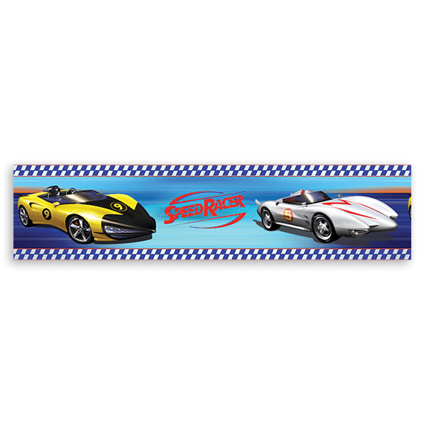 Stickers pour enfants: Frise Murale Speed Racer