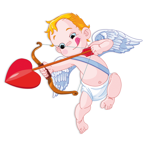 Stickers pour enfants: Bébé Cupidon