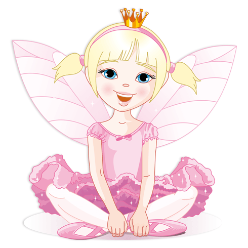 Stickers pour enfants: Petite Fée Rose