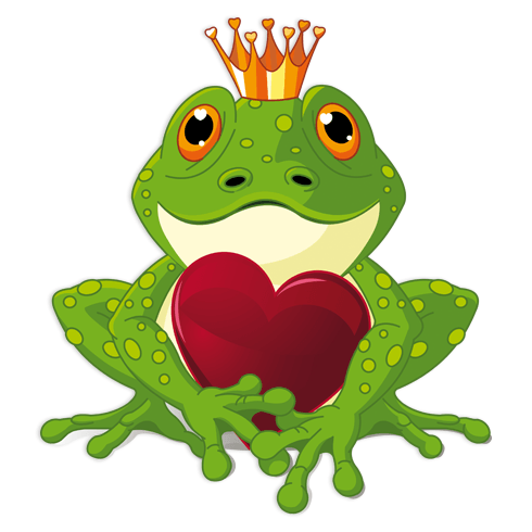 Stickers pour enfants: Prince Grenouille