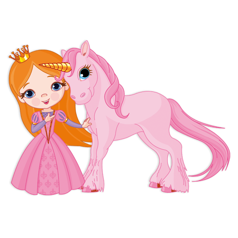 Stickers pour enfants: Fée et Licorne