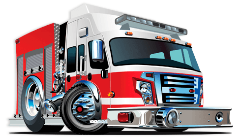 Stickers pour enfants: Camion de pompiers 4