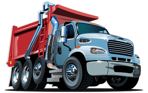 Stickers pour enfants: Camion de construction