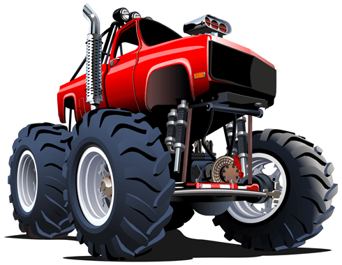 Stickers pour enfants: Monster Truck 19