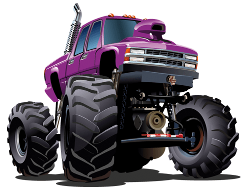 Stickers pour enfants: Monster Truck 3