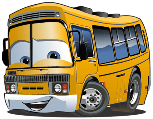Stickers pour enfants: École de bus