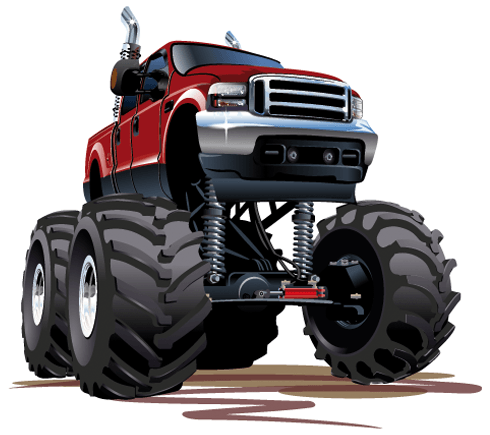 Stickers pour enfants: Monster Truck 5