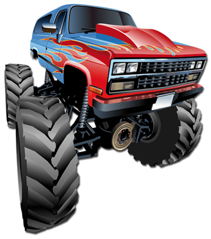 Stickers pour enfants: Monster Truck 9