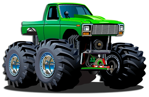 Stickers pour enfants: Monster Truck 12
