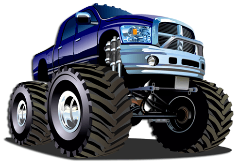Stickers pour enfants: Monster Truck 13