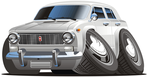 Stickers pour enfants: Voiture classique 3
