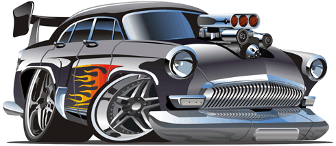 Stickers pour enfants: Voiture classique 5
