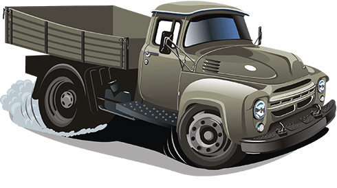 Stickers pour enfants: Old transport par camion
