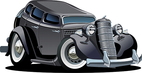 Stickers pour enfants: Voiture classique 8
