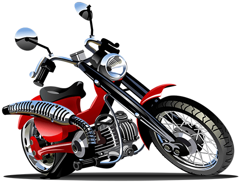 Stickers pour enfants: Moto Harley 3