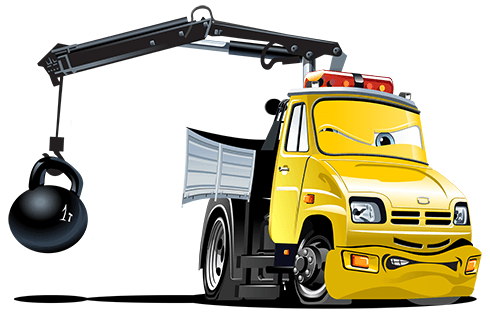 Stickers pour enfants: Truck Crane Ball 1