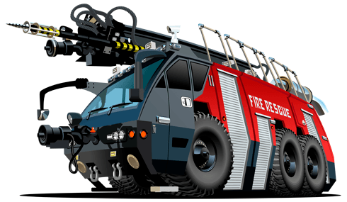 Stickers pour enfants: Fire truck 6