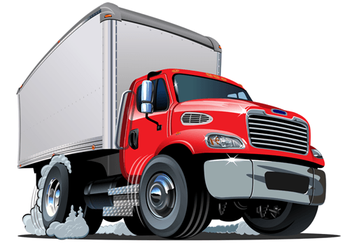 Stickers pour enfants: Camion Transport