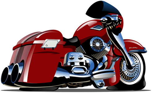 Stickers pour enfants: Moto personnalisée