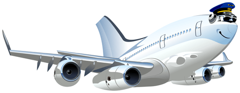 Stickers pour enfants: Avion commercial 4