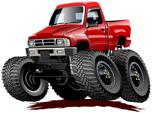 Stickers pour enfants: Monster Truck 26