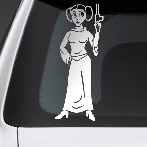 Autocollants: Mère Princesse Leia