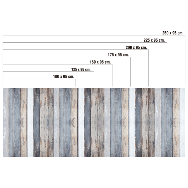 Stickers muraux: Plate-forme rustique