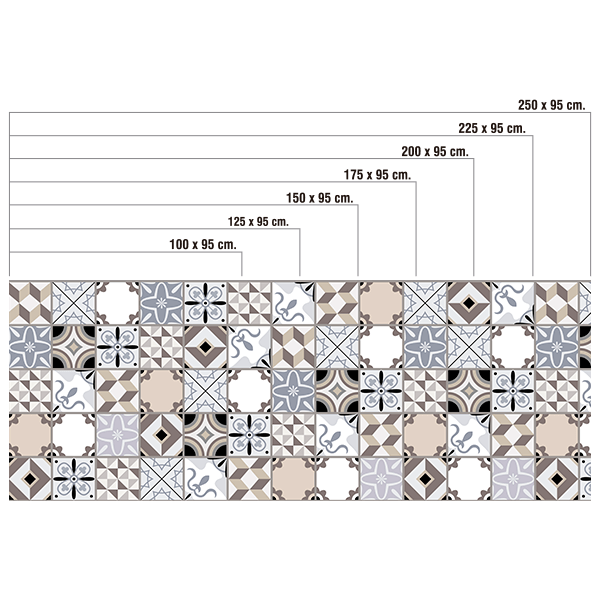Stickers muraux: Carreaux décoratifs