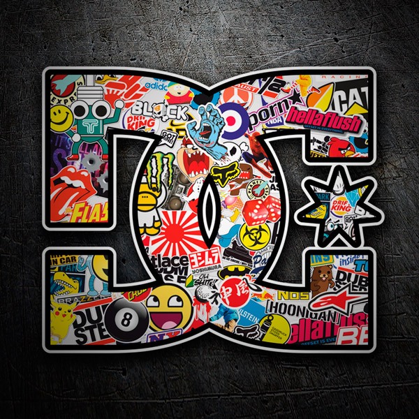 Autocollants: DC Sticker Bomb 2