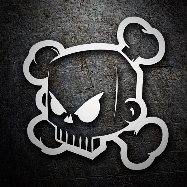 Autocollants: Ken Block 43 DC Shoes Skull 2