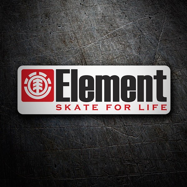 Autocollants: Element skate for life