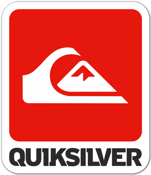 Autocollants: Quiksilver Wave and Mountain