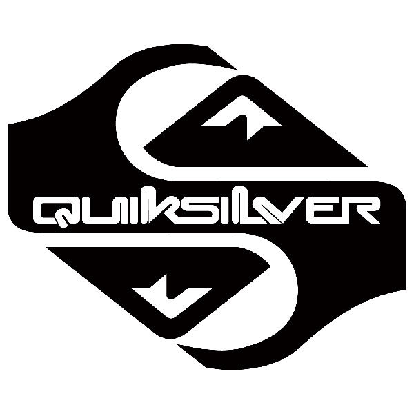 Autocollants: Quiksilver double logo