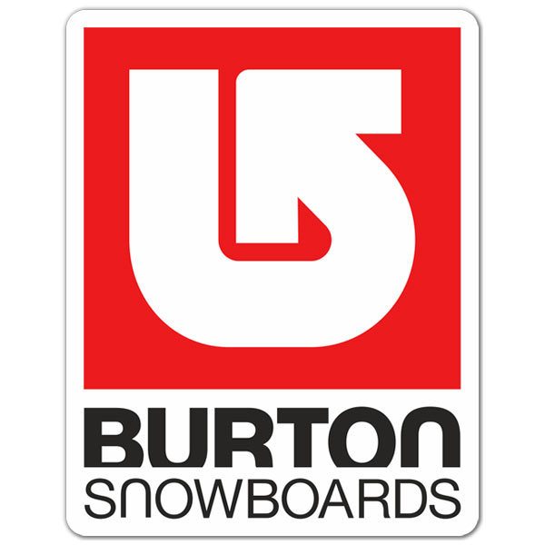 Autocollants: Burton Logo Snowboards