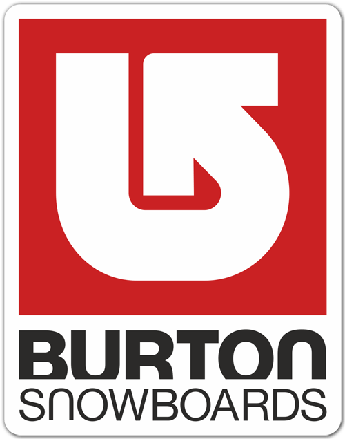 Autocollants: Burton Logo Snowboards