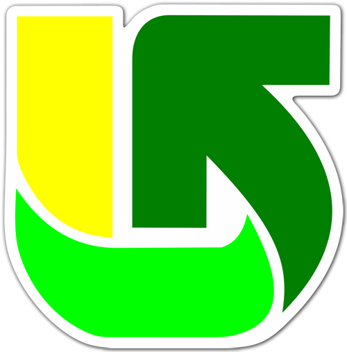 Autocollants: Burton jaune et vert