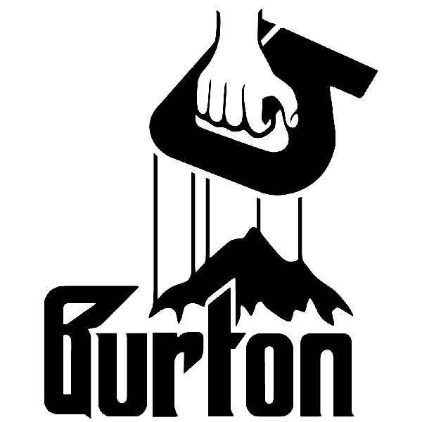 Autocollants: Burton Godfather