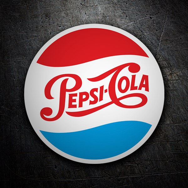 Autocollants: Pepsi Cola Logo 1950