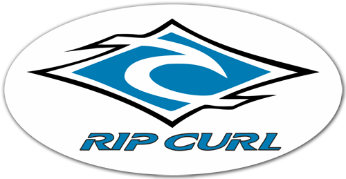 Autocollants: Rip Curl ovales