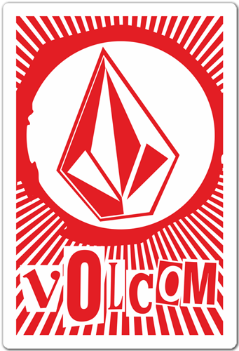 Autocollants: Volcom rétro