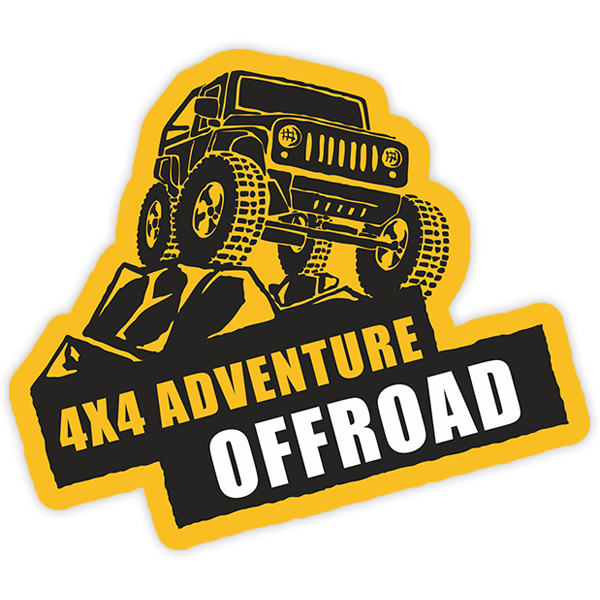 Autocollants: Aventure 4x4