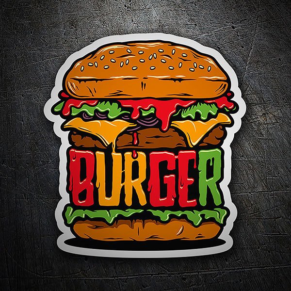 Autocollants: Burger