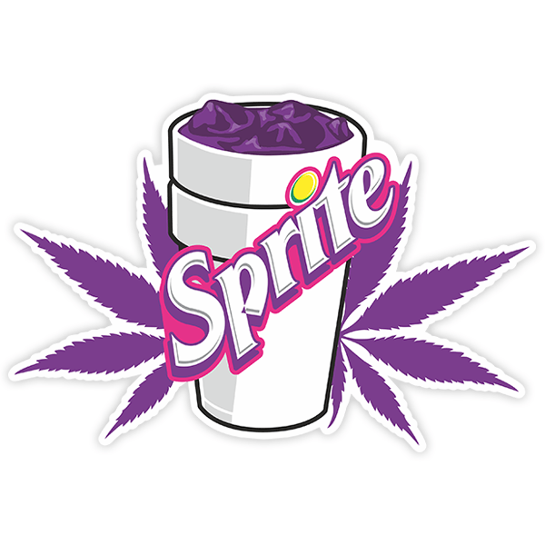 Autocollants: Sprite Marihuana