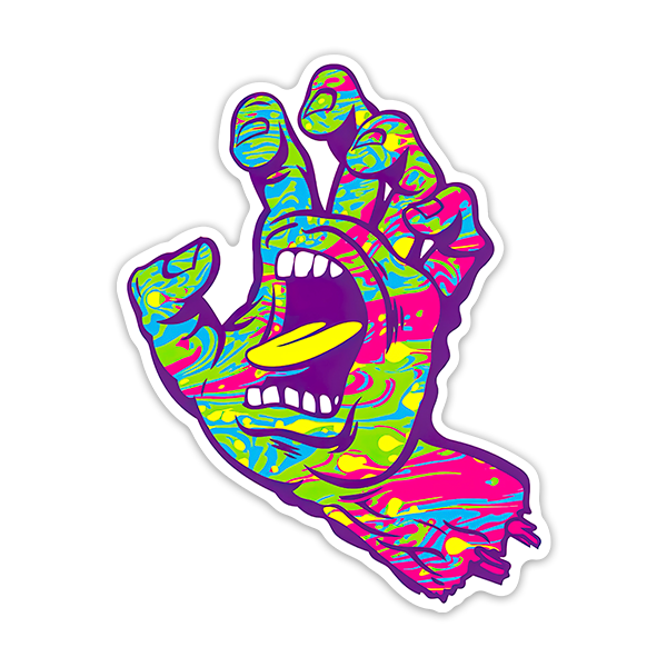 Autocollants: Santa Cruz Main Multicolore
