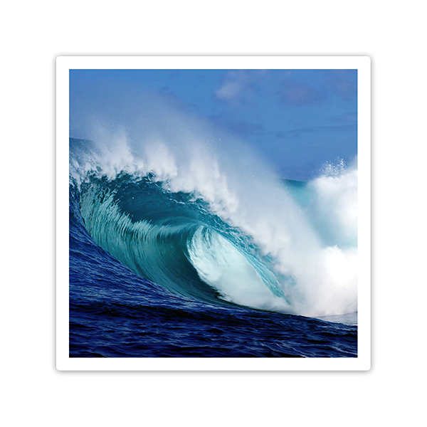 Autocollants: Vagues de Surfer