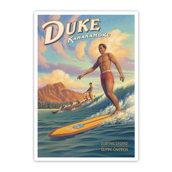 Autocollants: Duke Kahanamoku