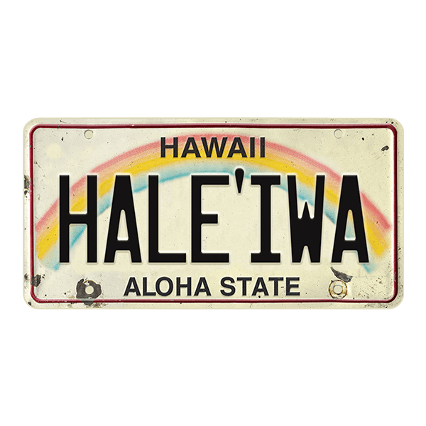 Autocollants: Haleiwa Aloha State