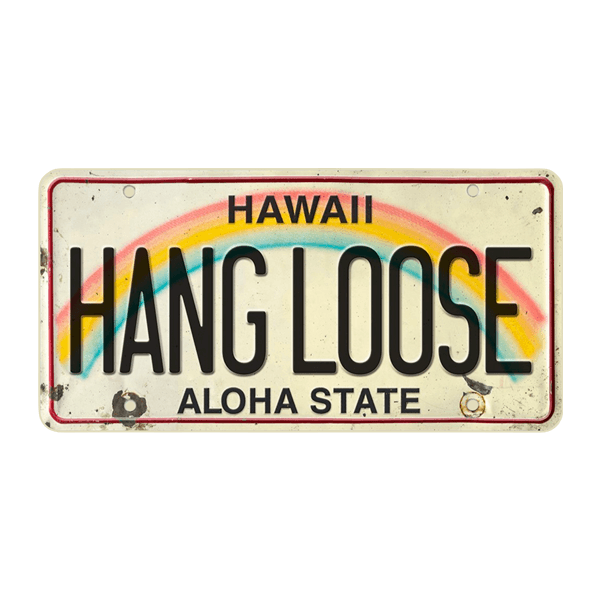 Autocollants: Hang Loose Aloha State